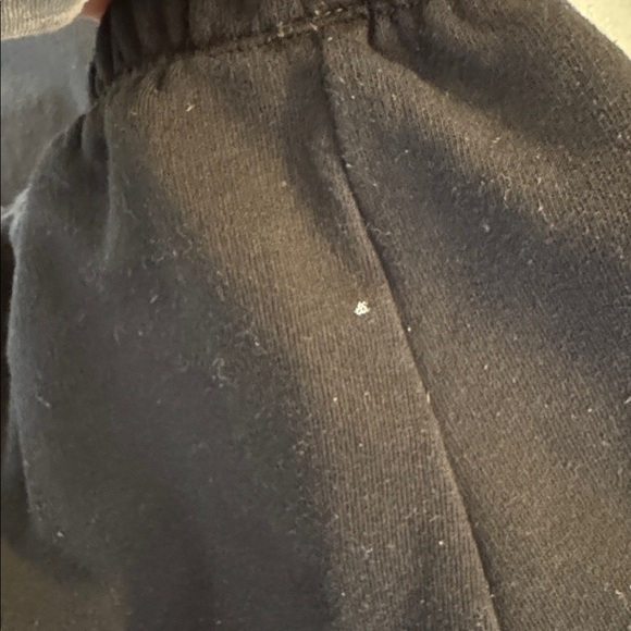 PINK Victoria's Secret Black Jogger Sweatpants with White Logo - Picture 5 of 5